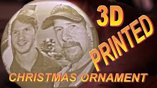 3D Printed Christmas Ornament Photo To Mesh [upl. by Laurentia702]