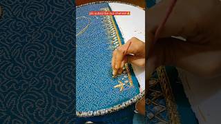 Zardosi work  hand embroidery ariembroidery [upl. by Jocelyne591]