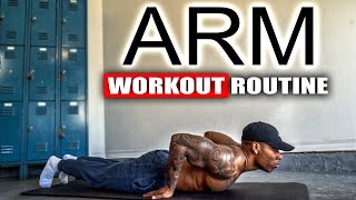 10 MINUTE BICEP amp TRICEP WORKOUT NO EQUIPMENT [upl. by Hussar637]