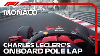 Charles Leclercs Onboard Pole Lap  2021 Monaco Grand Prix  Pirelli [upl. by Reviere84]