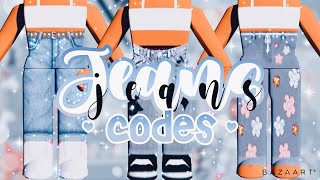 Codes amp Links for Aesthetic Jeans  Roblox Bloxburg [upl. by Mariquilla616]