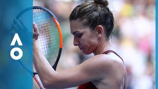 Simona Halep v Angelique Kerber match highlights SF  Australian Open 2018 [upl. by Ajax]