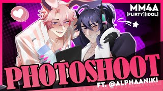 Photoshoot  ASMR RP  MM4A Flirty Idol ft AlphaAniki [upl. by Neeron]