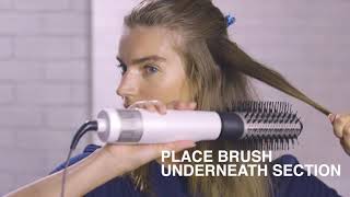 Remington Volumising Blow Dry Brush  Full tutorial [upl. by Annai]