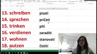 NEMAČKI 50 NEMAČKIH GLAGOLA KOJI SE NAJČEŠĆE KORISTE  OSNOVNI NEMAČKI GLAGOLI NEMAČKI OD POČETKA [upl. by Jackson]