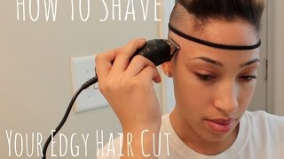 Tutorial How to Shave Your Edgy Haircut [upl. by Cleo993]