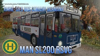 OMSI 2 – MAN SL200 RSVG RhineSieg Bus Comany Germany [upl. by Suoirred782]