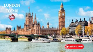 London Top 10 Attractions [upl. by Yeltneb]