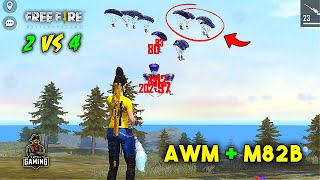 Insane AWM 23 Kill OverPower Ajjubhai Next Level Gameplay  Garena Free Fire [upl. by Philana]