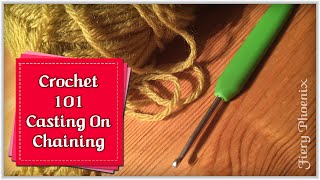 Beginners Crochet  Casting on amp Simple Chain Stitch [upl. by Adnahcir33]