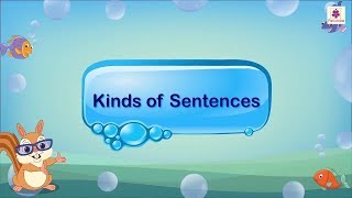 Kinds Of Sentences  English Grammar amp Composition Grade 3  Periwinkle [upl. by Ludwig399]