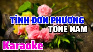 Karaoke Tình Đơn Phương Tone Nam  Beat Chuẩn Nhất  Nhiều Lần Ngập Ngừng Muốn Ngỏ Ý [upl. by Photina330]