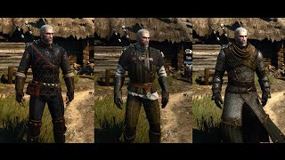 The Witcher 3 Set DeDu lOursChatGriffon Maître ArmeArmure  lvl 31  Fr [upl. by Eetnwahs]