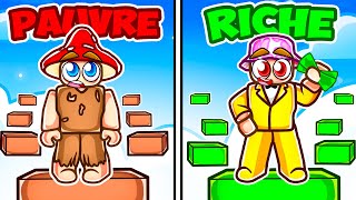 PAUVRE VS RICHE SUR ROBLOX  💸 [upl. by Wilburt]