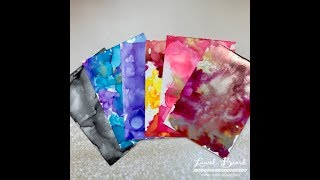 5 Basic Alcohol Inks Techniques [upl. by Etra]