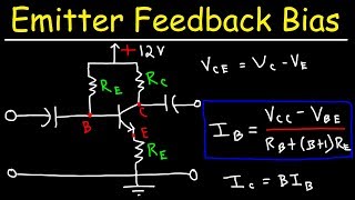 Emitter Feedback Bias Circuit [upl. by Sewel635]