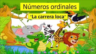 NÚMEROS ORDINALES EXPLICADO A LOS NIÑOS Y NIÑAS [upl. by Sink]