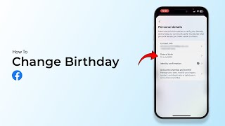 How To Change Birthday On Facebook [upl. by Sinnoda615]