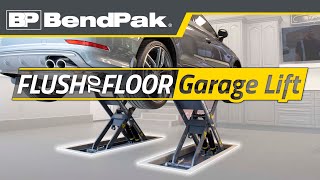 Slick BendPak Car Lift in Home Garage MDS6LPF [upl. by Anelej655]