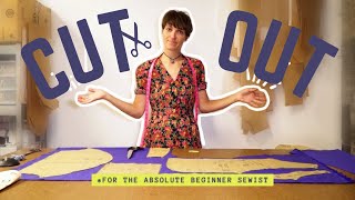 CUT IT OUT ✂️Part 1 ✂️How To Cut Fabric with a Pattern Like a Pro [upl. by Hamburger]