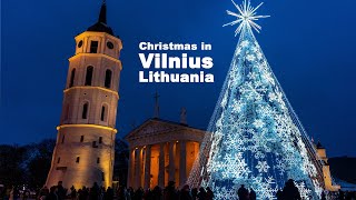 Christmas in Vilnius Lithuania  2021 [upl. by Bakemeier77]