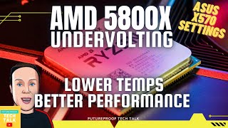 Ryzen 5800x Undervolt Bios Settings [upl. by Llenrag625]