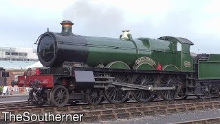 Didcot Railway Centre  Saint Launch  2999 quotLady of Legendquot steams 05042019 [upl. by Emmey]