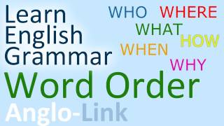 Word Order Sentence Structure  English Grammar Lesson Part 1  B1Intermediate [upl. by Garey]