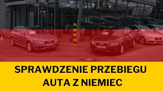 Sprawdzenie przebiegu auta z Niemiec Poradnik TUV ks serwisowa Brief [upl. by Abbotson]