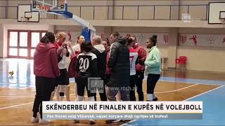 Skënderbeu në finalen e Kupës në volejboll [upl. by Nossila945]