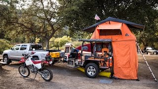 Inside One of the Coolest Custom Camping Trailers Weve Seen  Outside [upl. by Ahse48]