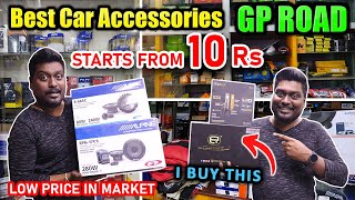 Best Car Accessories Chennai GP Road Car Seats  Audio System  Car Decor  Car Accessories Market [upl. by Lerraf]