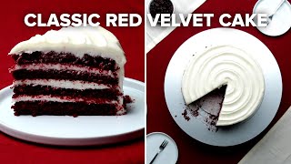 Classic Red Velvet Cake • Tasty Recipes [upl. by Kit]