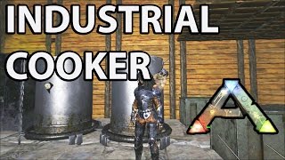 Industrial Cooker Crafting in Ark Survival Evolved  How to [upl. by Namaan]