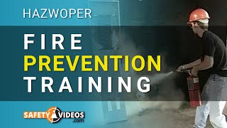 HAZWOPER Fire Prevention Training from SafetyVideoscom [upl. by Phionna]