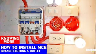 PAANO MAG INSTALL NG MCB DISTRIBUTION PANEL BOX [upl. by Lupe]