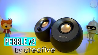 Creative Pebble V2 Speakers Review Plus Sound Test [upl. by Eelyahs870]