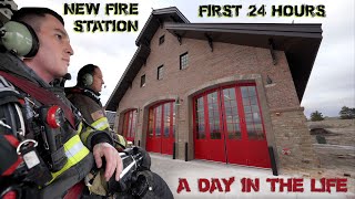 First 24 Hours in a New Fire Station  A Day in the Life [upl. by Meldon251]