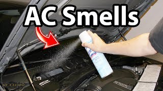 How to Remove AC Smells in Your Car Odor Life Hack [upl. by Anyar]