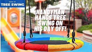 How To Hang A Swing On A Tree  HANDYMAN HEADQUARTERS [upl. by Longwood]