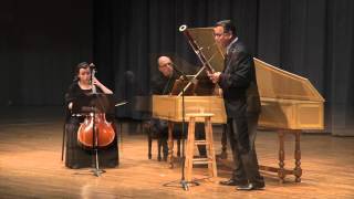 Jean Philippe Rameau quotLes Sauvagesquot and Tambourin for bassoon and basso continuo [upl. by Nodyarb708]