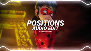 positions  ariana grande edit audio [upl. by Audette]