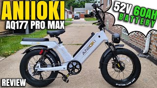 World’s LONGEST Range eBike  Aniioki AQ177 Pro Max 52V eBike Review [upl. by Rausch135]