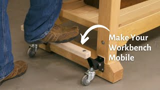 Woodworking Tip Twist Free Bench Casters [upl. by Svetlana]