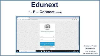 Edunext tutorial for teachers for taking online classes e connect [upl. by Laenej199]