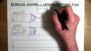 Laminar Flow Turbulent Flow and Reynolds Number [upl. by Raynold]