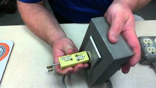 Receptacle Polarity and Tension checker with visual inspection [upl. by Kayne]