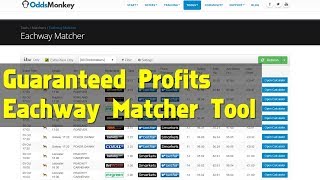 Guaranteed Profits on Each Way Horse Racing Matched Bets [upl. by Nyltac]