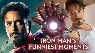 Iron Man amp Tony Starks Funniest Moments [upl. by Dukie]