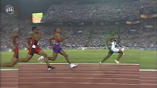 Michael Johnson Sprints To Gold At 1996 Olympic Games  Gold Medal Moments Presented By HERSHEYS [upl. by Gothurd888]